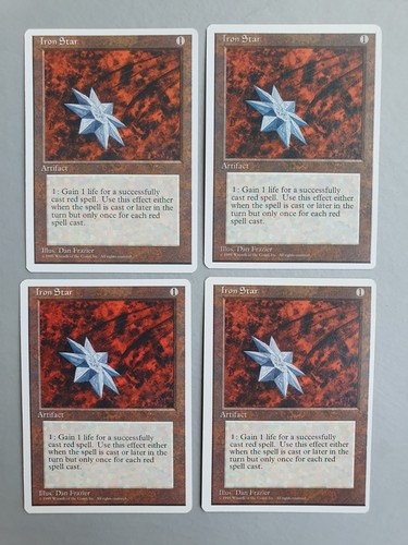 Iron star playset mtg - iron, x4
