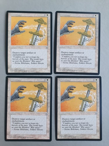 Disenchant playset mtg - x4,