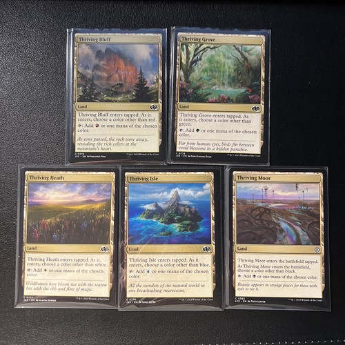 Mtg thriving lands set 4x - mtg,