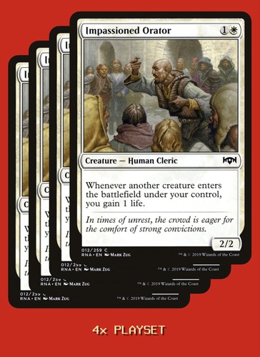Impassioned orator playset - 4x,