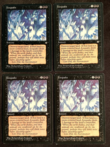 Ice age mtg playset icequake - mtg,