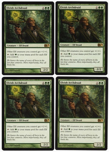 Elvish archdruid m13 set - x4,