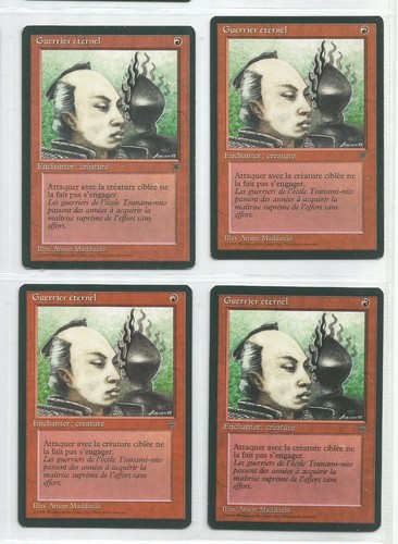 Playset mtg magic - , guerrier