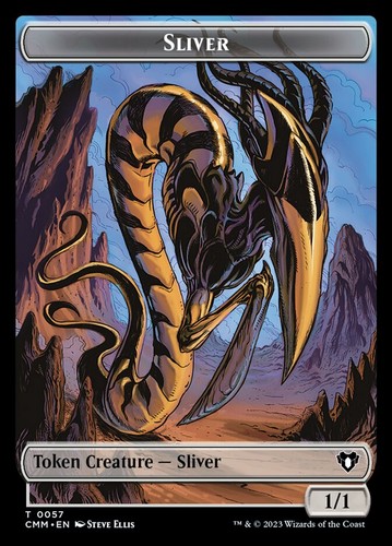 Sliver token mtg - x4, (1/1)
