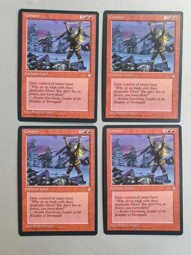 Conquer playset mtg - x4, ice