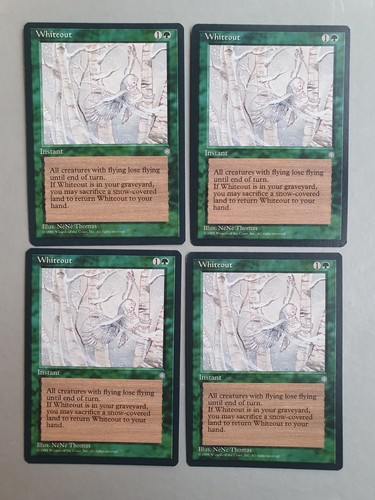 Whiteout playset mtg ice - whiteout, x4