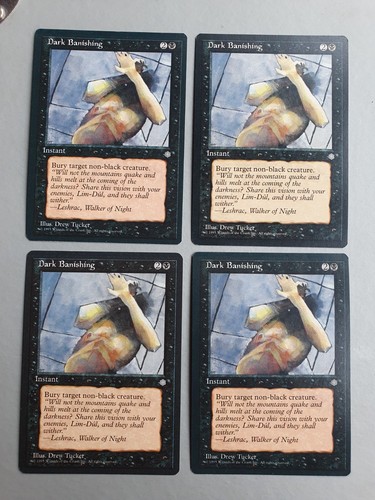 Dark banishing playset mtg - banishing, x4