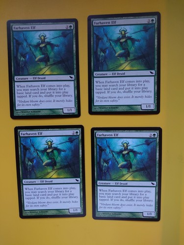 Mtg card farhaven elf - mtg, card.