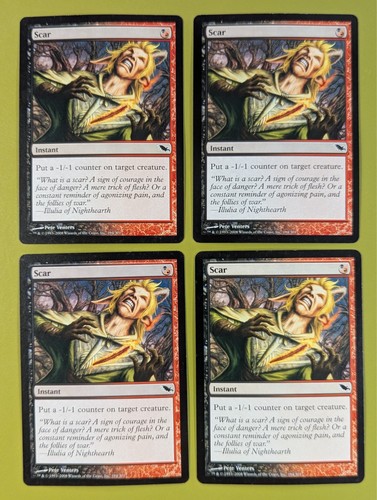 Scar shadowmoor playset - x4,