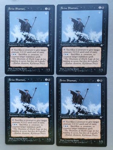 Brine shaman playset - brine, x4