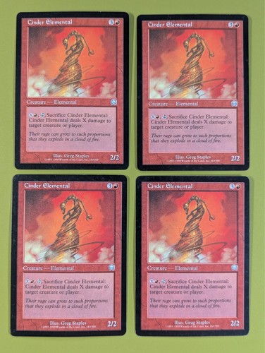 Cinder elemental maschere - x4,